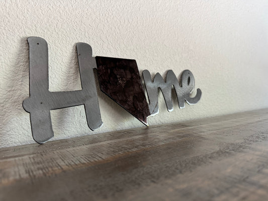 Metal Home Sign