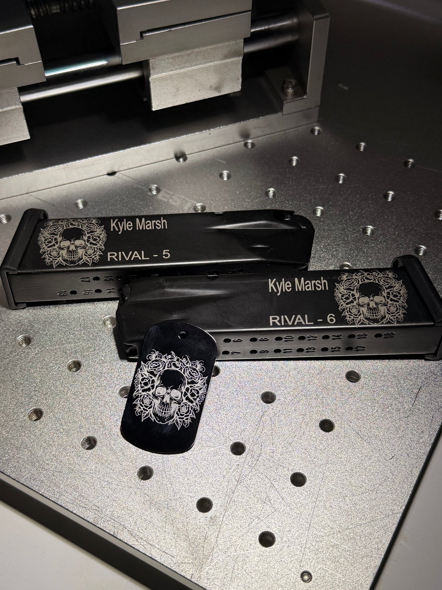 Custom - Magazine & Firearm Accessory Engraving