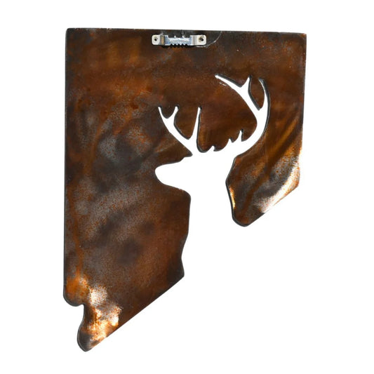 Rusted Nevada Deer Sign