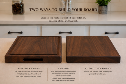 Craft Your Own Walnut Edge Grain Cutting Board