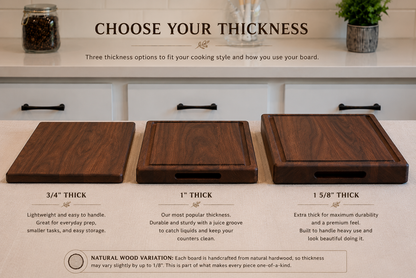 Craft Your Own Walnut Edge Grain Cutting Board