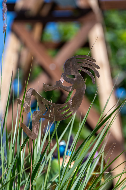 Kokopelli Garden Stake