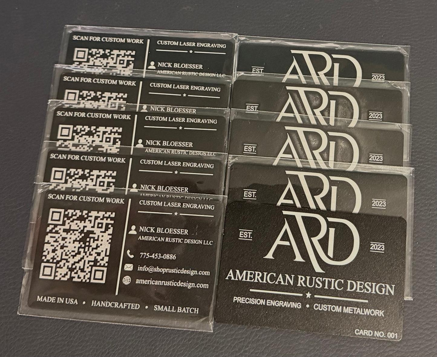 Custom Engraved Metal Executive & VIP Cards