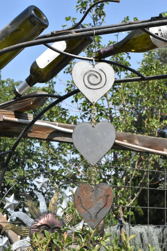 Rustic Metal Heart Spinner