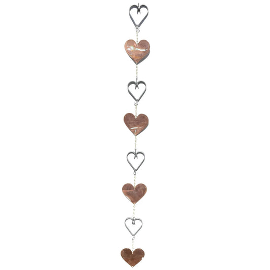Copper and Iron Heart Spinner
