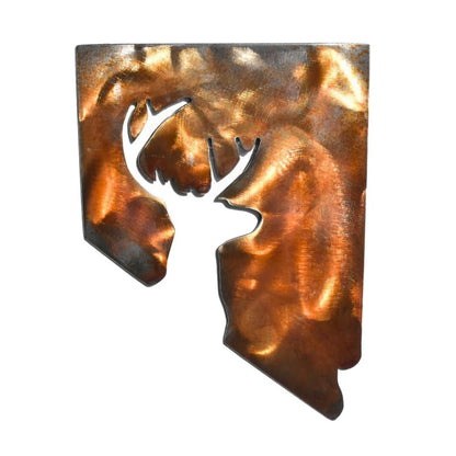 Rusted Nevada Deer Sign