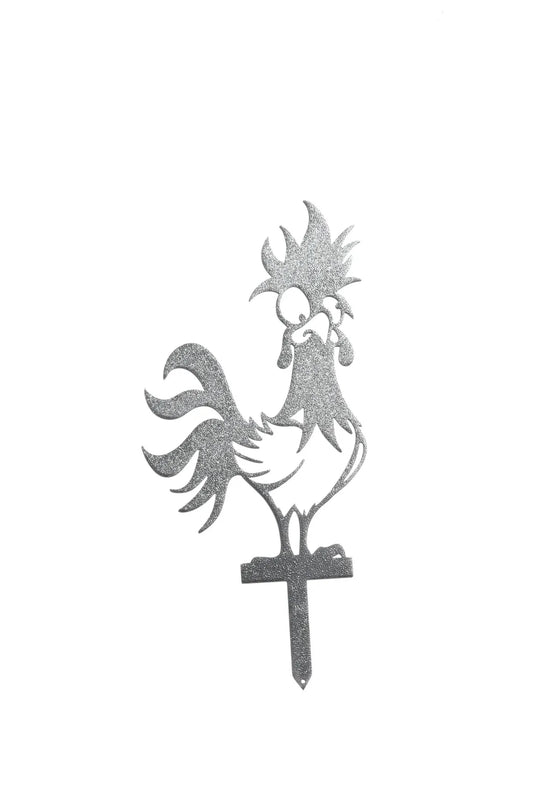 Rooster Garden Stake
